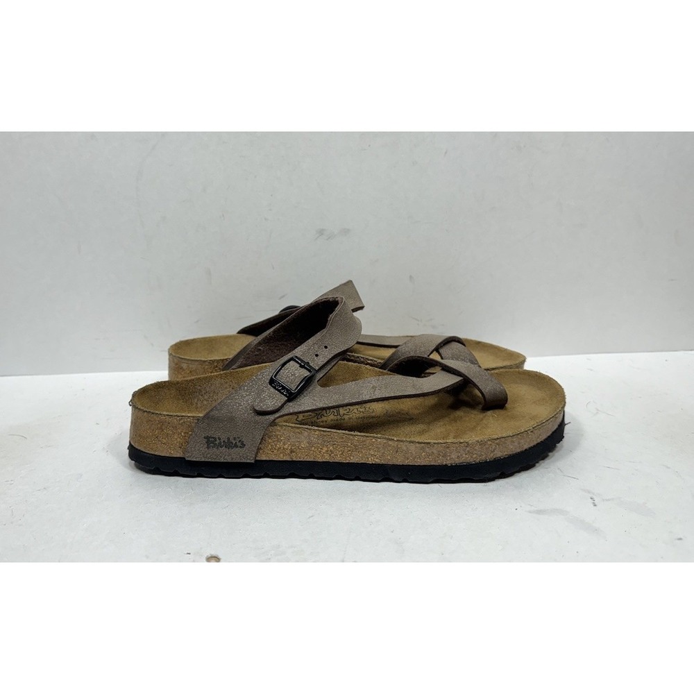 Birki's Birkenstock Sandals Mocha Brown Women's Size 7 Strappy Sandals Slides
